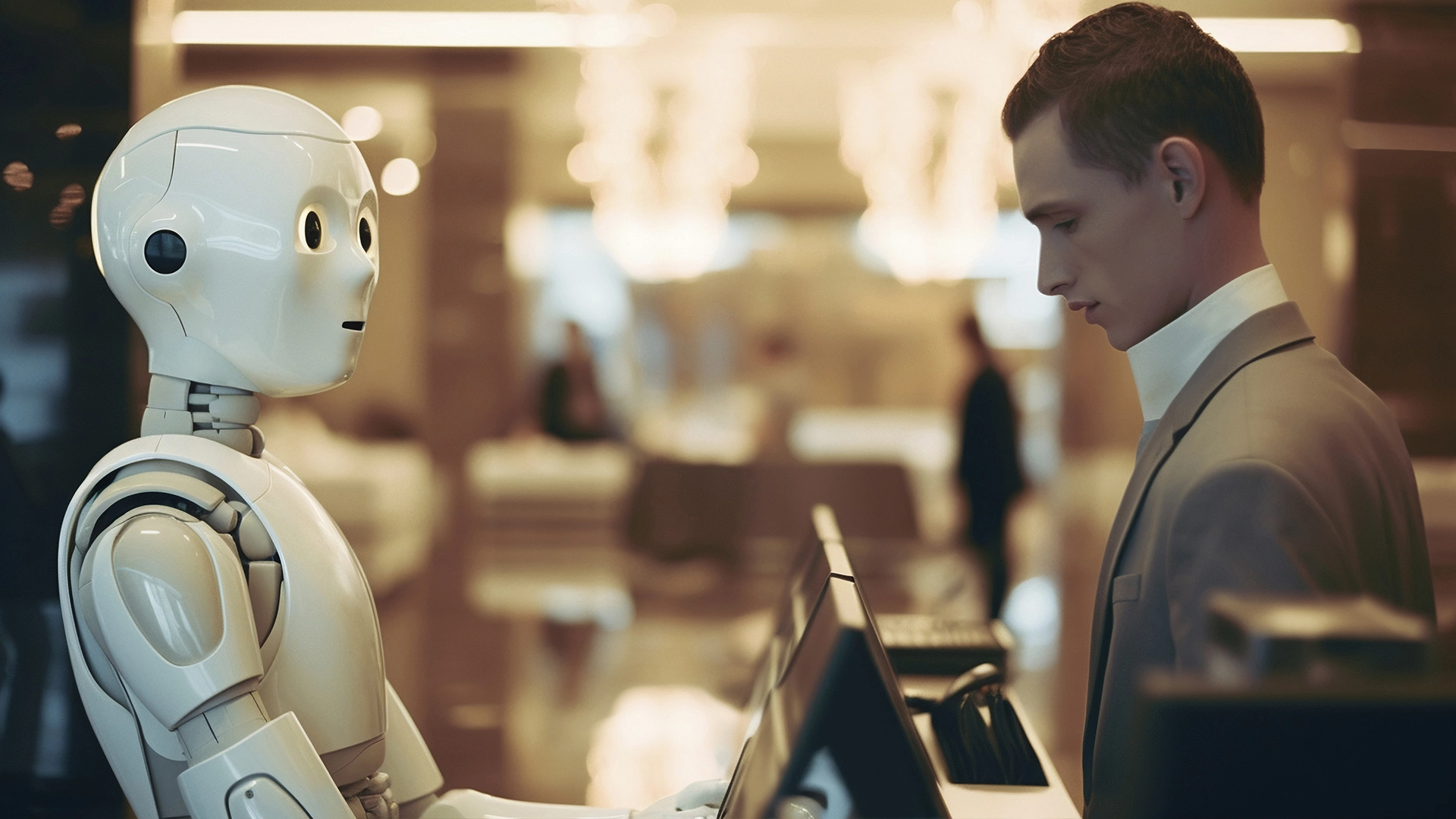 İnsana Benzeyen Robotlar, Tüketicilerin Gerçek Çalışanlara Nasıl Davrandığını Olumsuz Etkiliyor